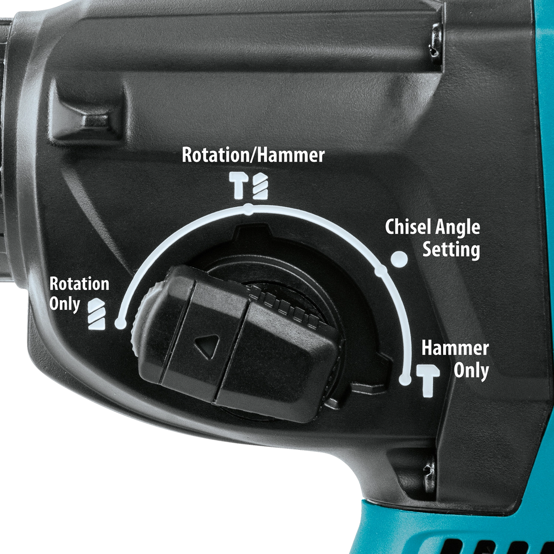 Speed adjustment dial on Makita tool for precision control

