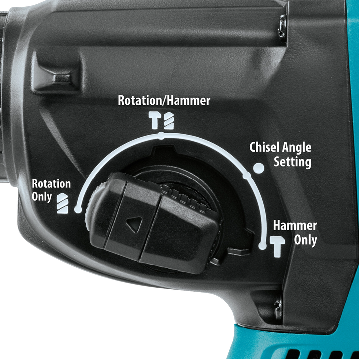 Speed adjustment dial on Makita tool for precision control
