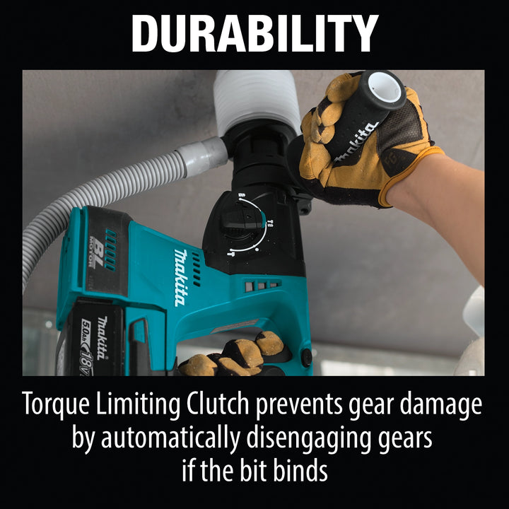 Makita tool shown in rugged jobsite setting to highlight durability under stress
