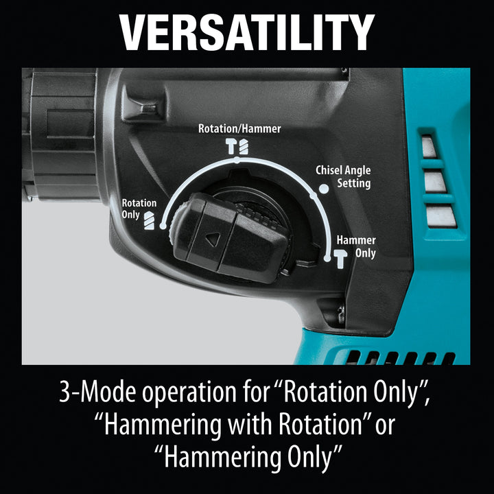 Makita tool being used in multiple applications to showcase its versatility
