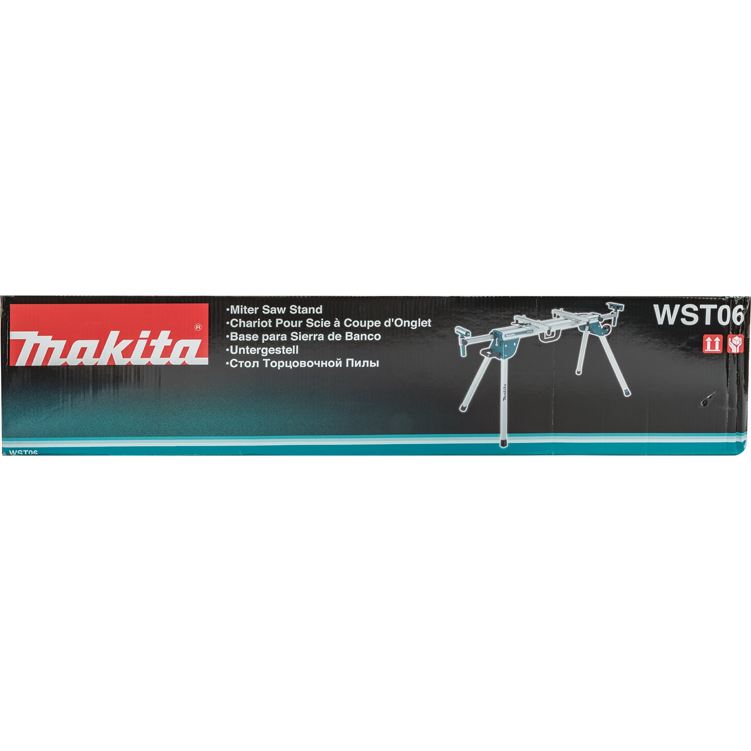 Front-facing view of Makita WST07 packaging box
