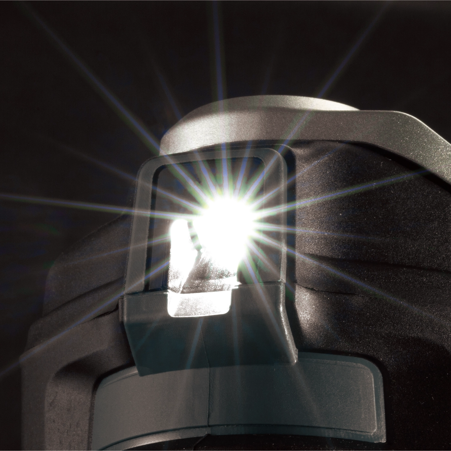 Makita sub-compact multi-tool LED work light activated in dim area

