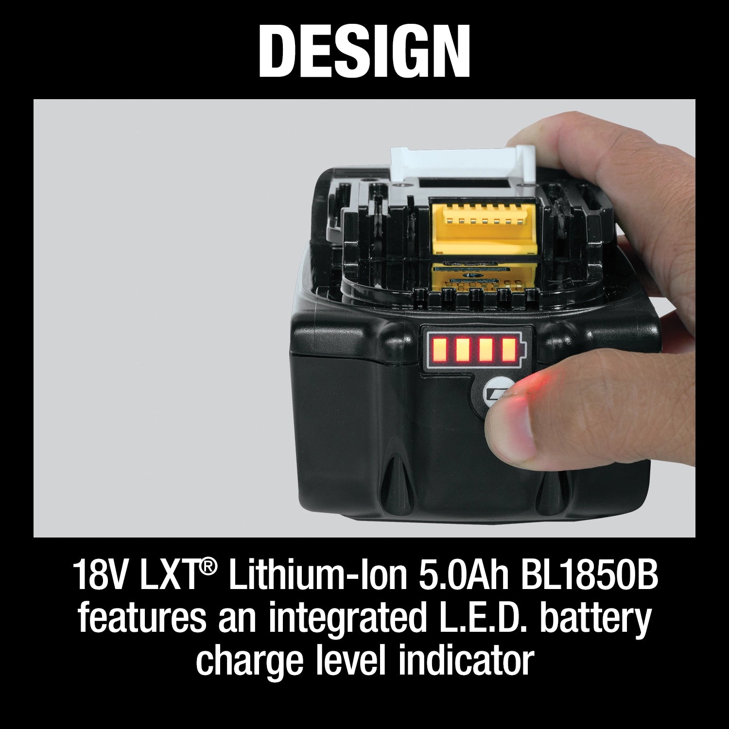 Sleek and ergonomic design of Makita XT288T cordless power tools
