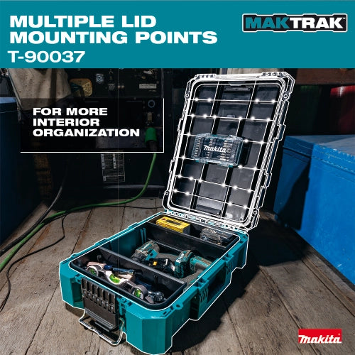 Open MAKTRAK™ tool box showing various organized compartments