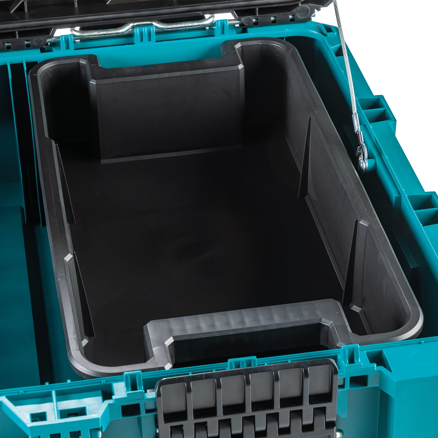 Close-up of internal container inside MAKTRAK toolbox
