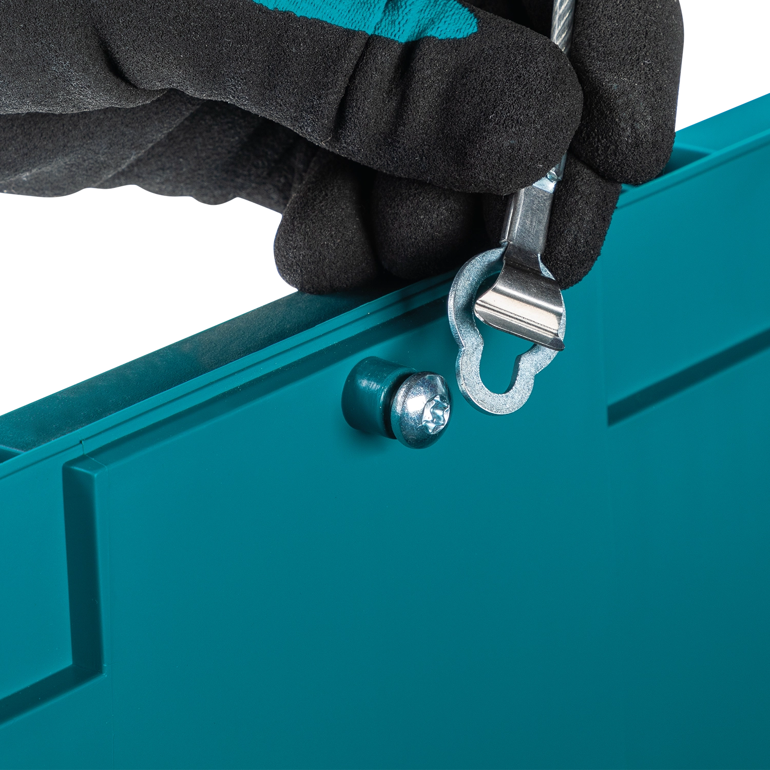Makita MAKTRAK modular storage system stacked together
