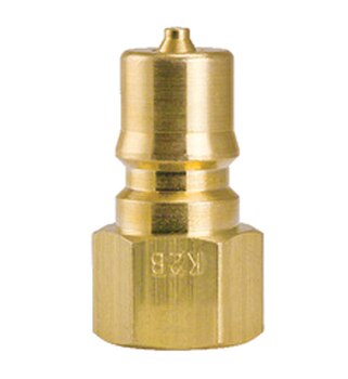 1/8" Brass Quick Disconnect Male Plug