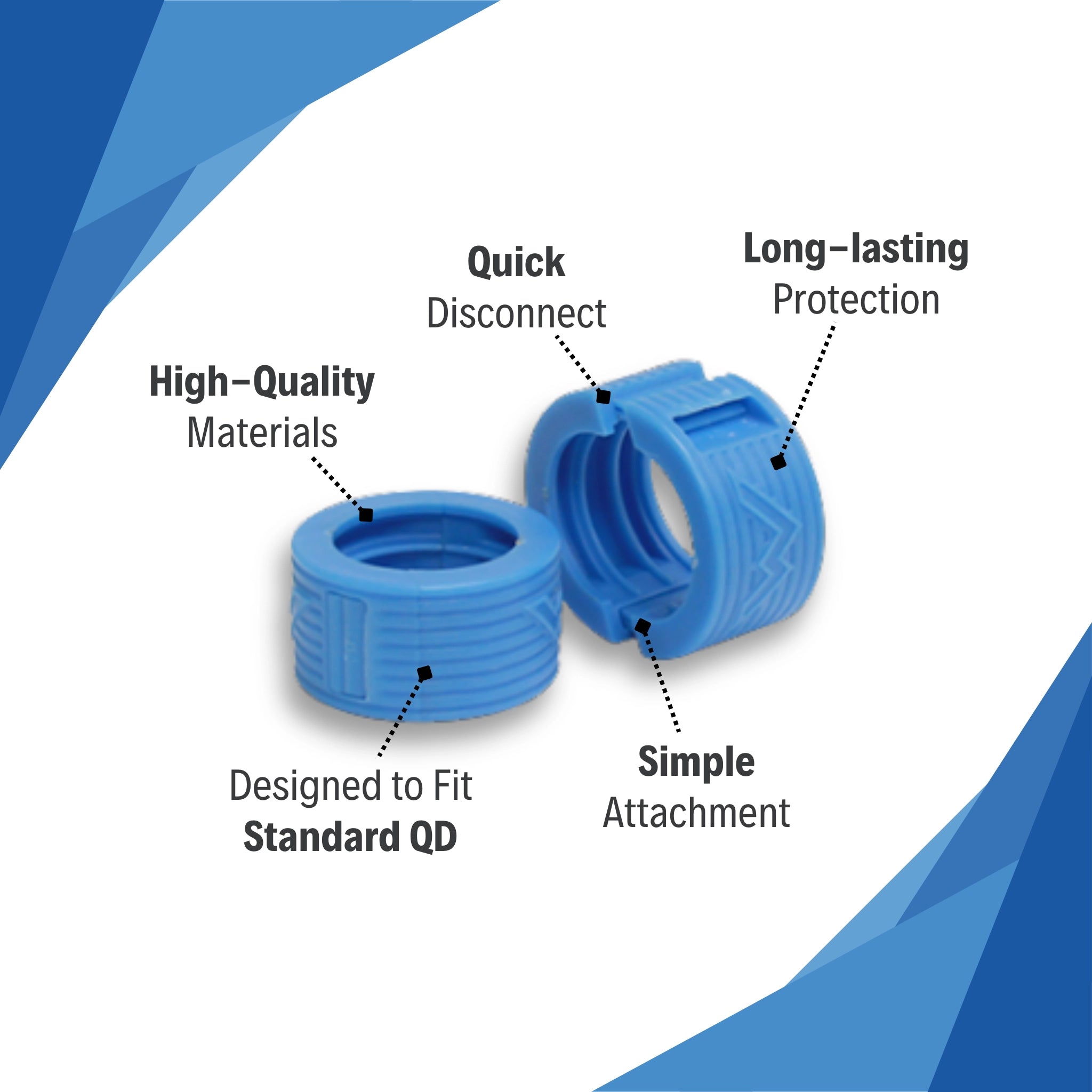 Mytee Cuties QD Safety Cover features including durable build and secure QD fitting protection
