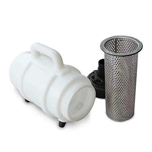 Close-up of internal filter from Mytee F200B Lint Hog for trapping lint and debris
