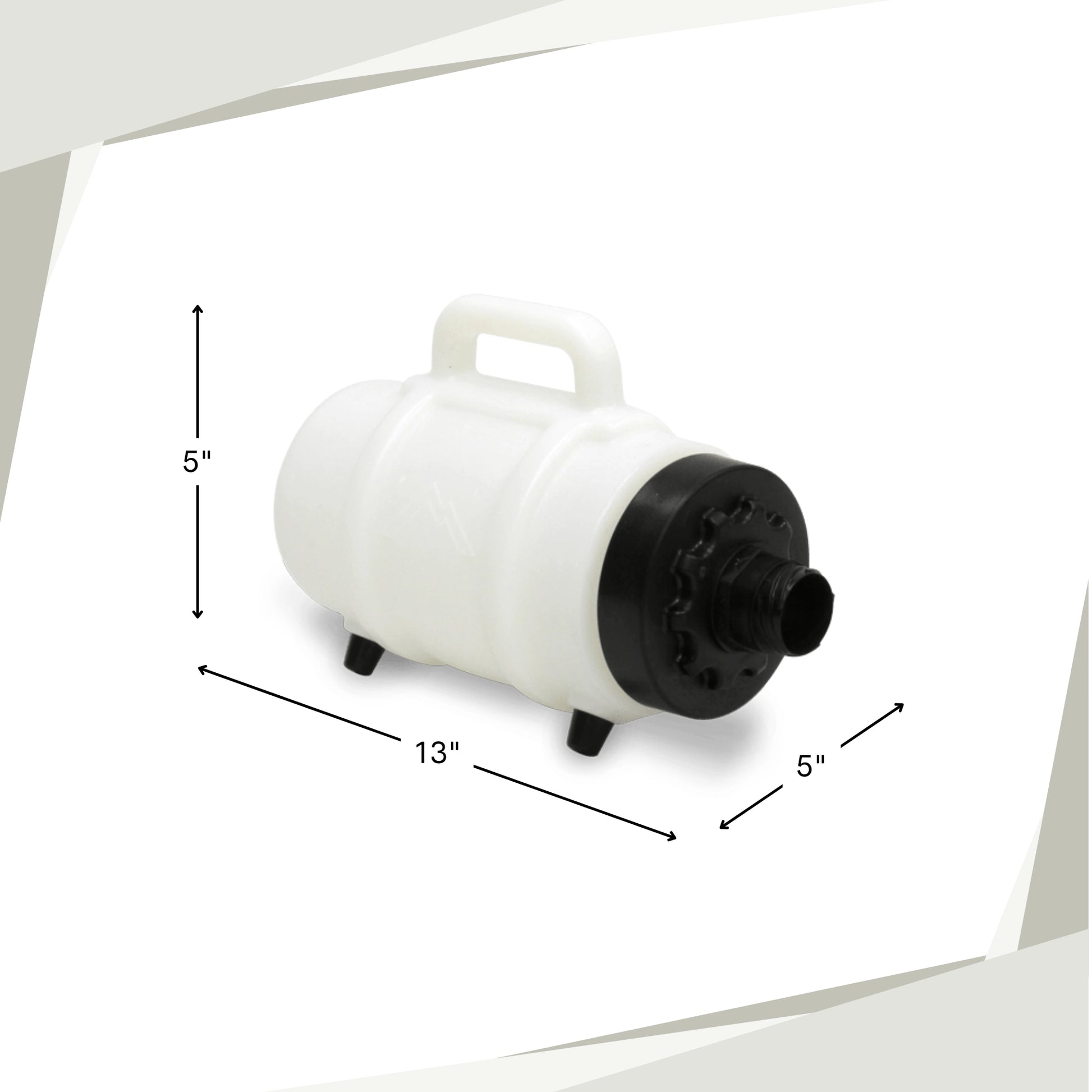 Mytee F200B Lint Hog next to hand for size and scale reference
