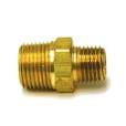 Brass 3/8" M x 1/4" M Hex Nipple