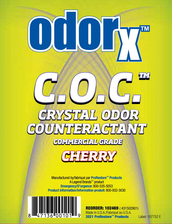 ODORx Crystal Odor Counteractant Commercial Cherry (COC)