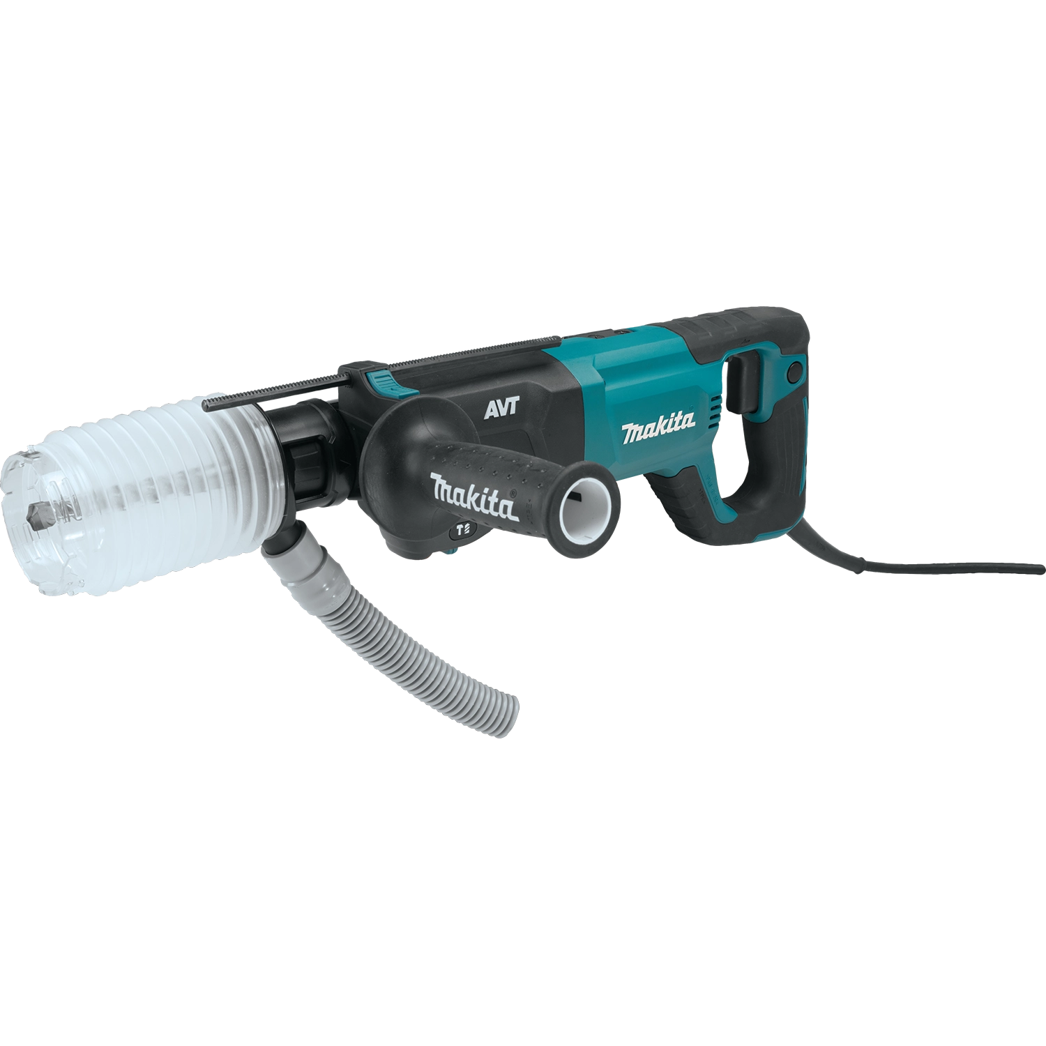 dust extraction cup installed on another compatible makita model in-use
