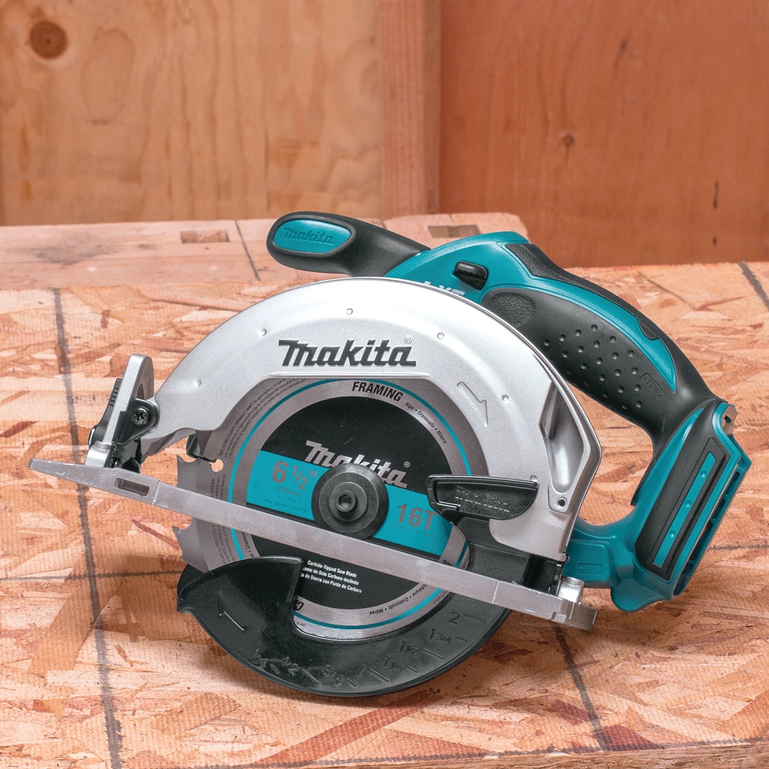 makita 18v lxt compact recipro saw in use on construction site during demolition work
