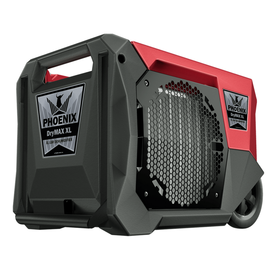 Phoenix DryMAX XL Red with Bluetooth, power cord, and condensate hose storage