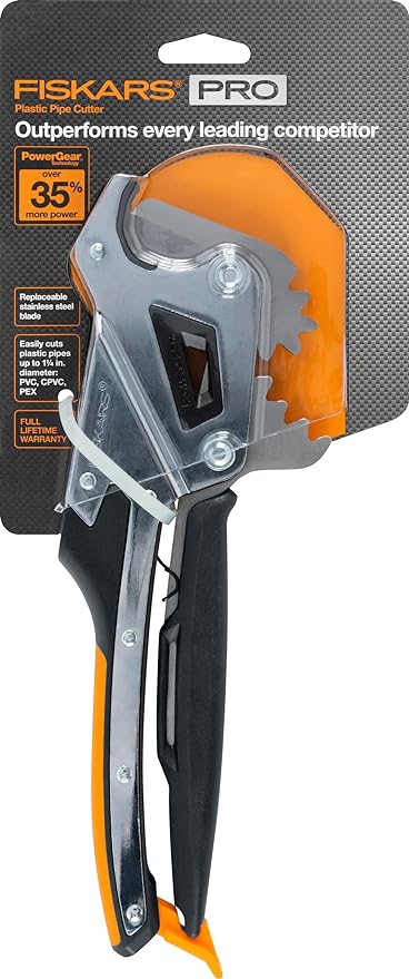 Fiskars Pro Plastic Pipe Cutter