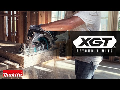 on site action video showing makita 40v xgt combo kit in use across multiple construction tasks
