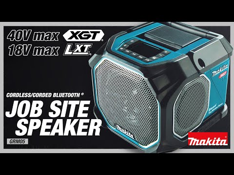 Makita GRM05 40V XGT®/18V LXT® Bluetooth Job Site Speaker – Tool