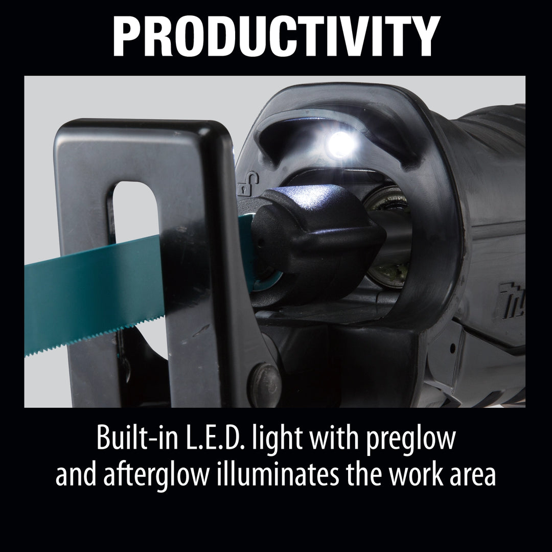 boosted productivity using makita 18v lxt reciprocating saw on job site
