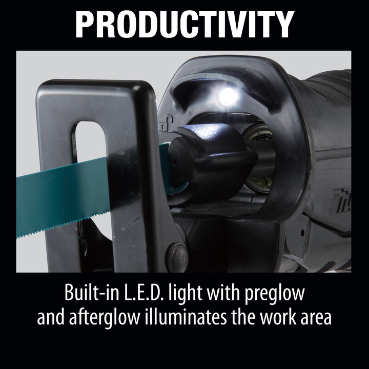 boosted productivity using makita 18v lxt reciprocating saw on job site
