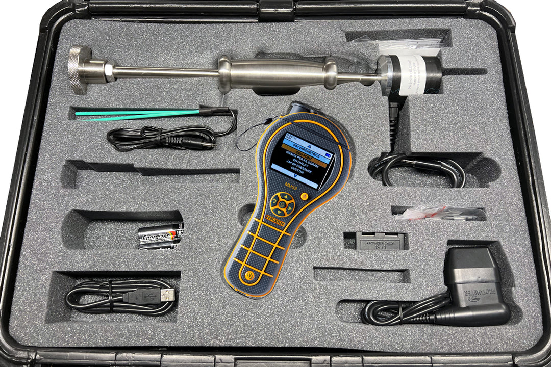 protimeter mms3 restoration kit with protective hard case and accessories
