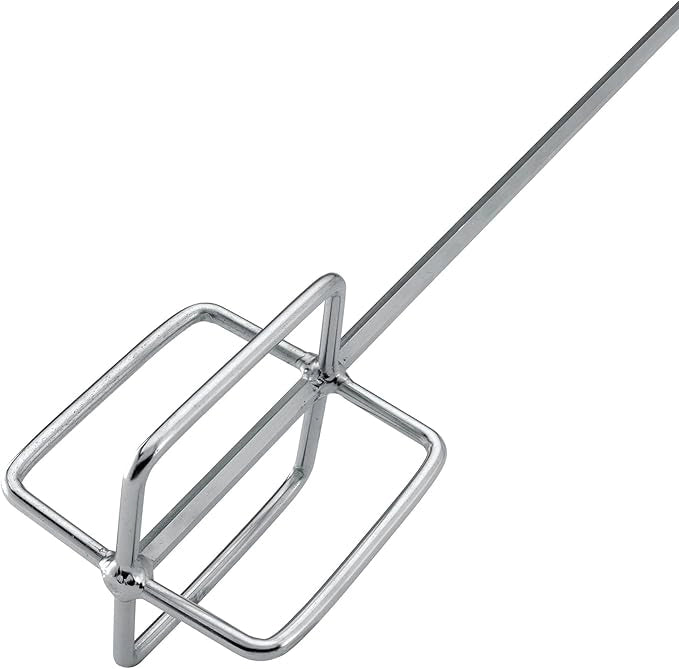 Angled view of the QEP Super Mixer Paddle showing spiral blade design
