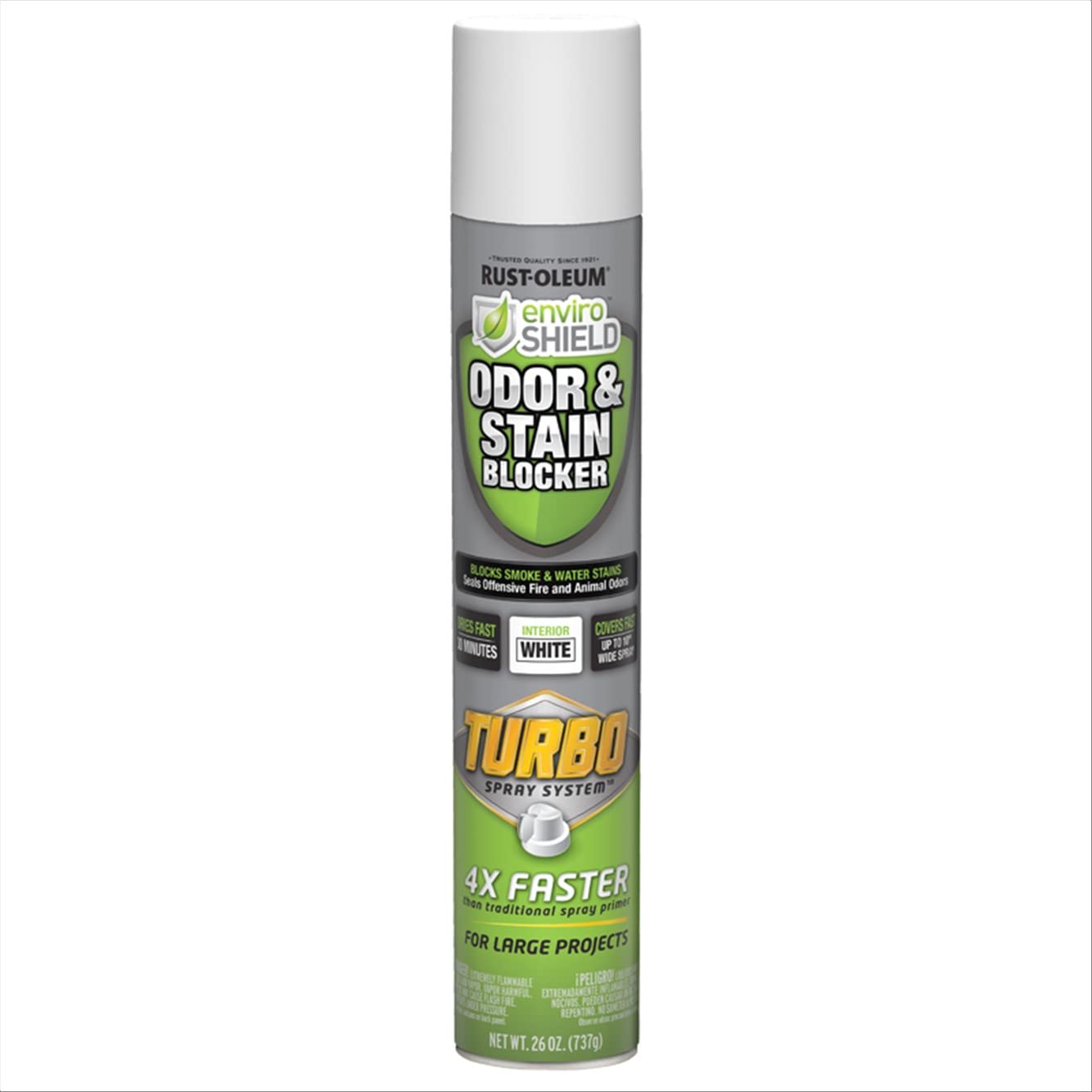 EnviroShield Odor & Stain Blocker Turbo White – Spray Can