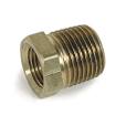 Brass 1/4" M x 1/8" F Reducer Bushing