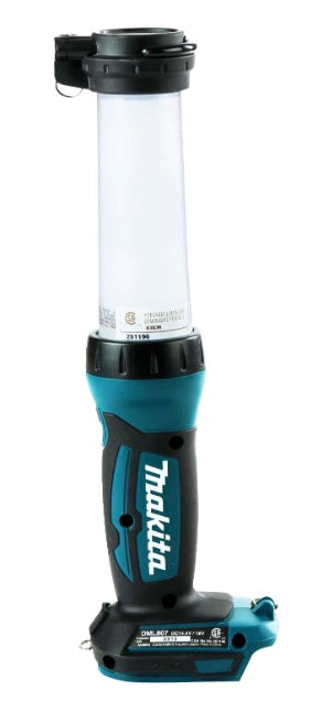 right side of makita flashlight showing led configuration and design
