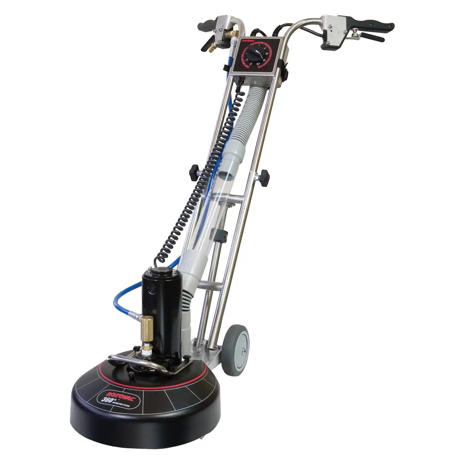 Rotovac 360i full unit with clear view tube and control panel
