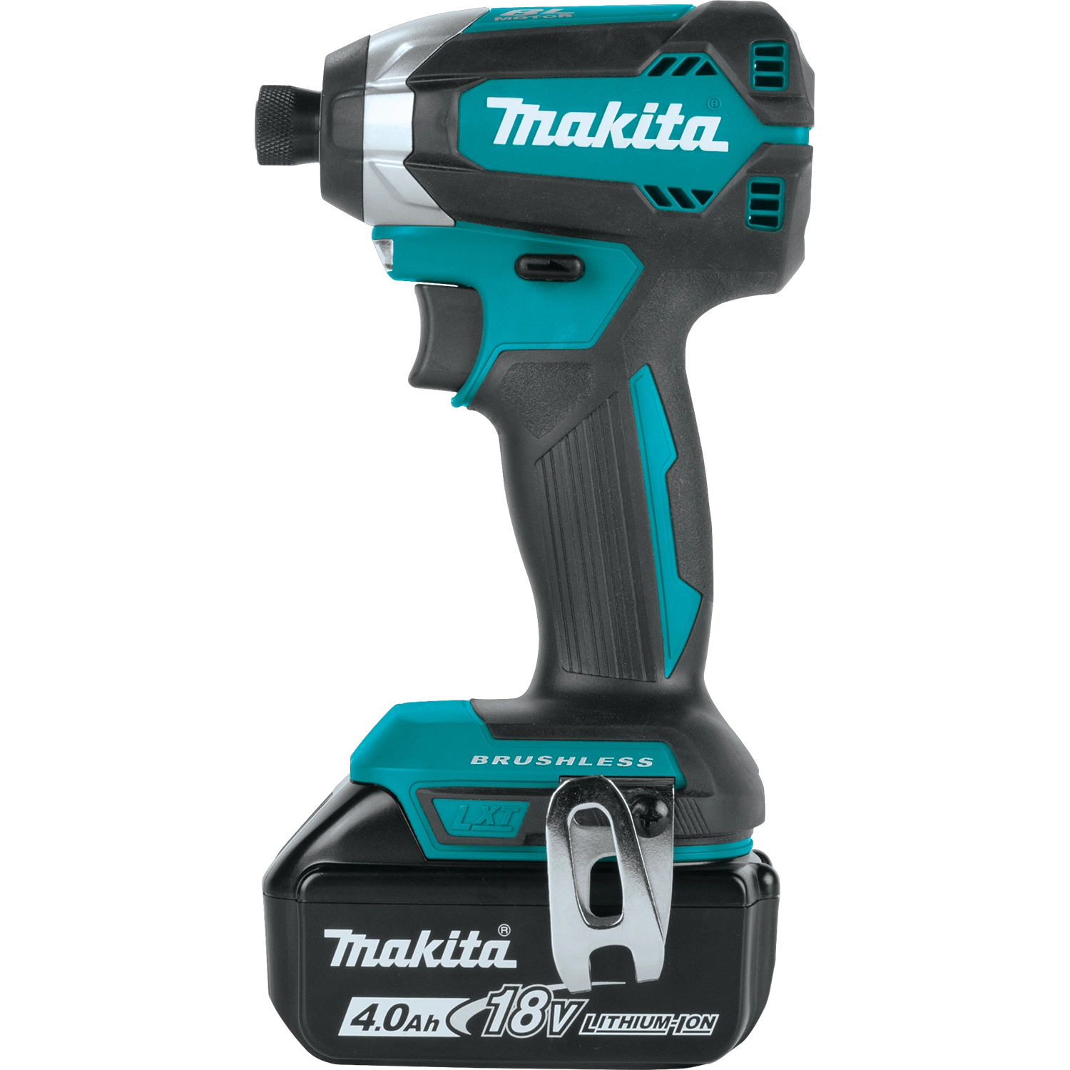 alternate side angle of makita hammer driver-drill showing torque and speed settings
