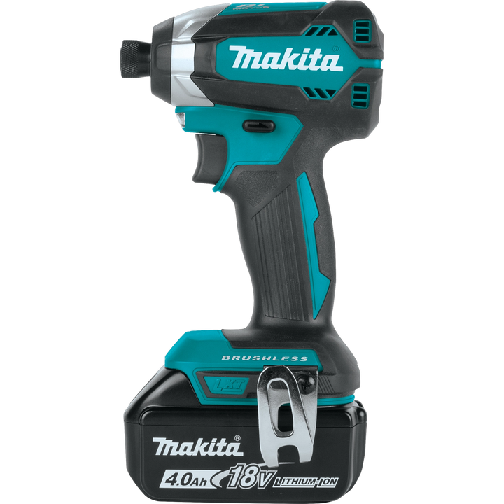 alternate side angle of makita hammer driver-drill showing torque and speed settings

