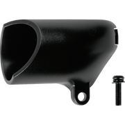 side view of makita dust attachment showing mounting screw and connection point
