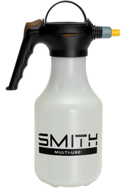 Front view of Smith Multi-Use 48oz chemical-resistant sprayer with trigger handle and wide mouth tank
