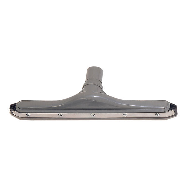 Squeegee wand head with rubber blade for floors and windows