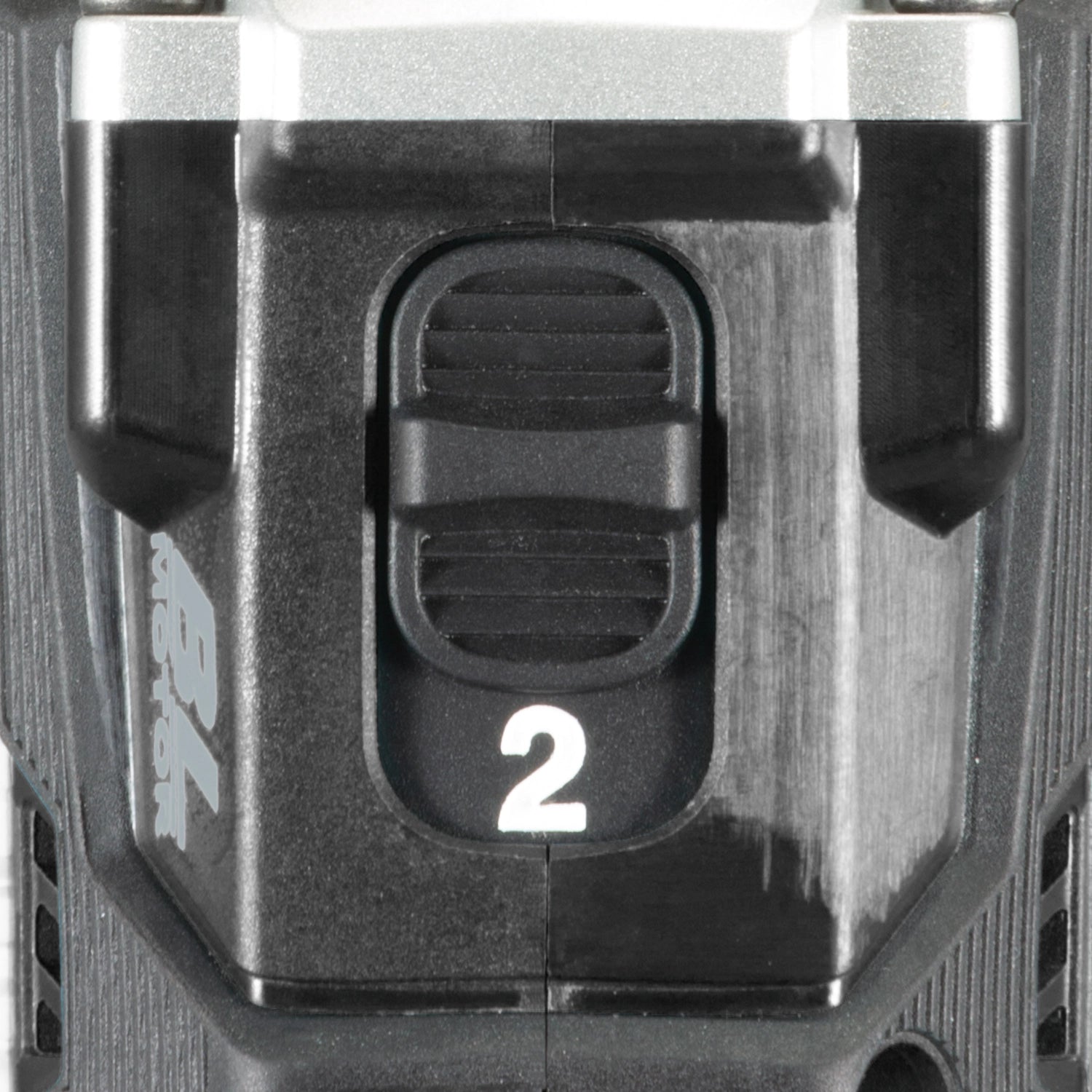 switch detail on makita 18v lxt sub-compact drill with ergonomic trigger design
