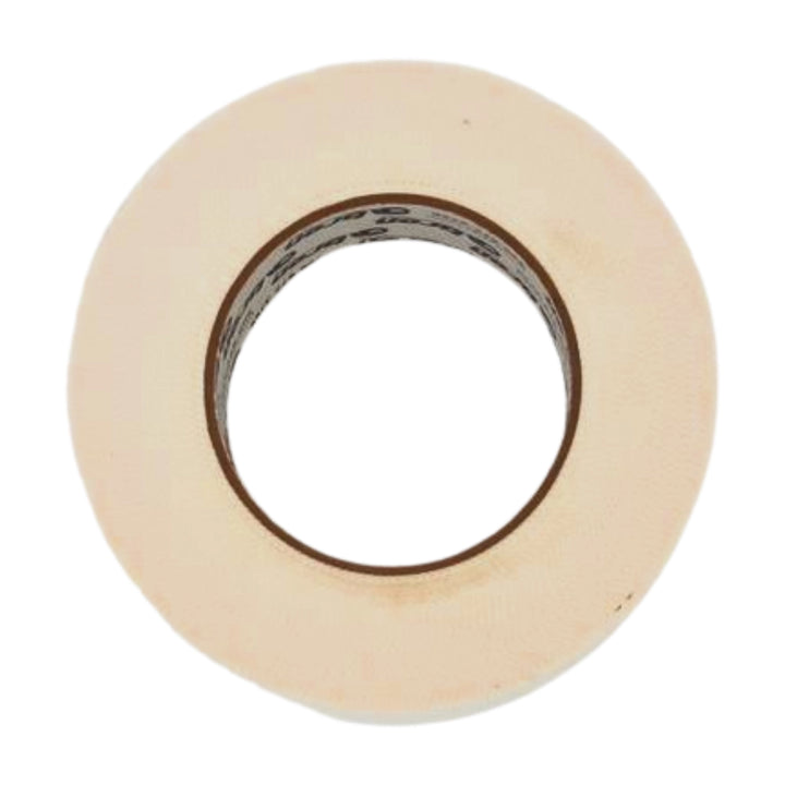 Top-down view of DefendFR pinked flame-retardant poly tape roll

