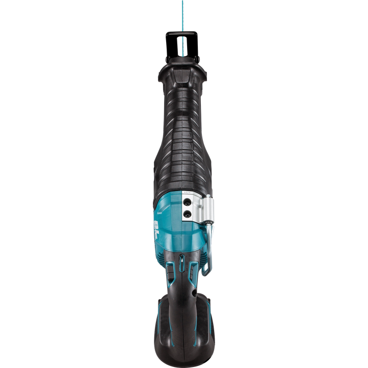 top view of makita 18v lxt reciprocating saw showing ergonomic design
