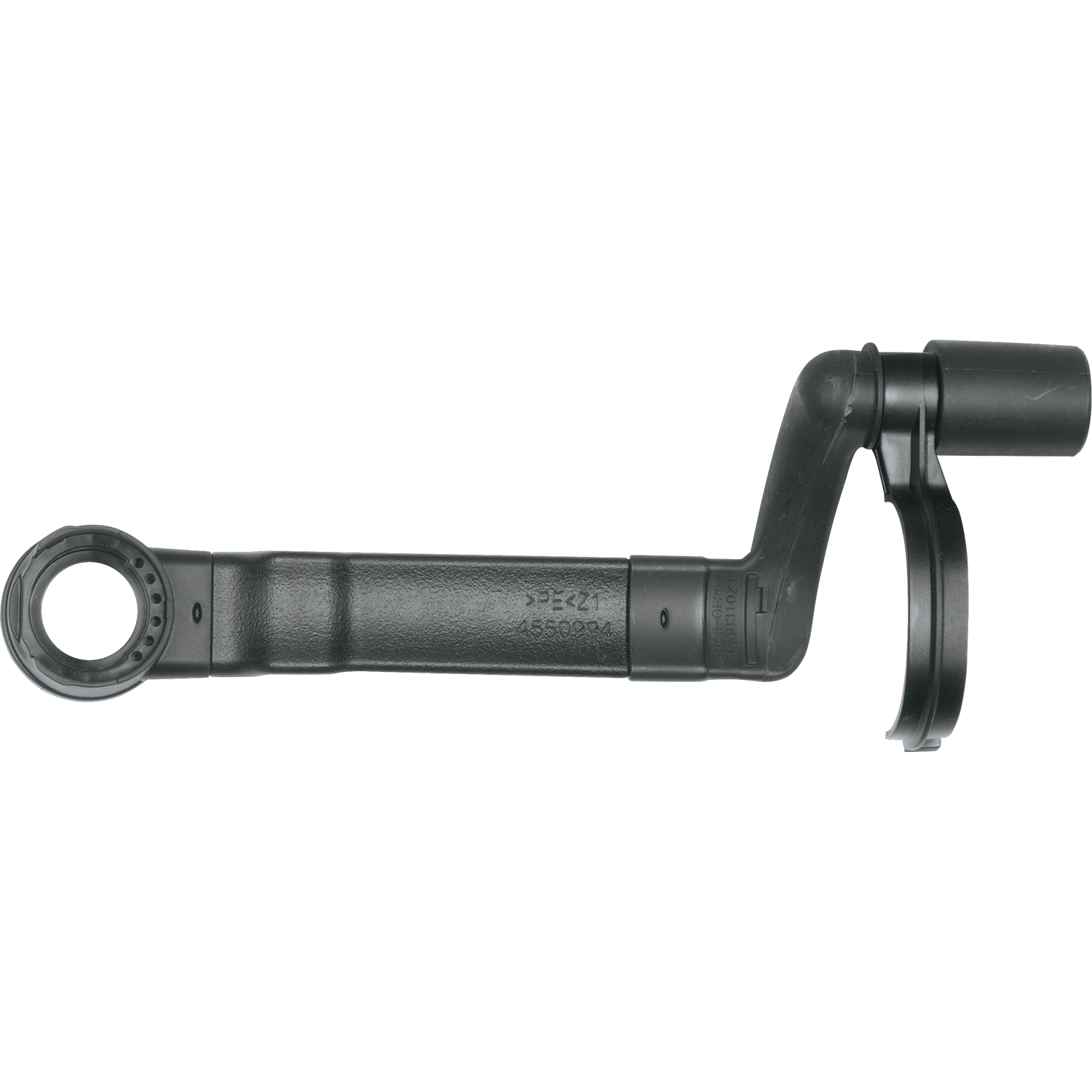top view of makita dust extraction attachment for multi-tool with port visible
