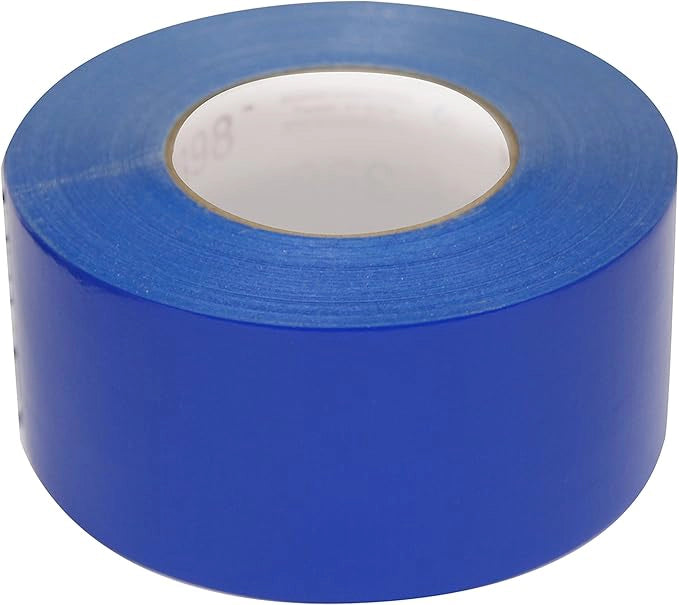 Trimaco Aqua Shield seam tape roll showing high-tack adhesive and PE-coated cloth
