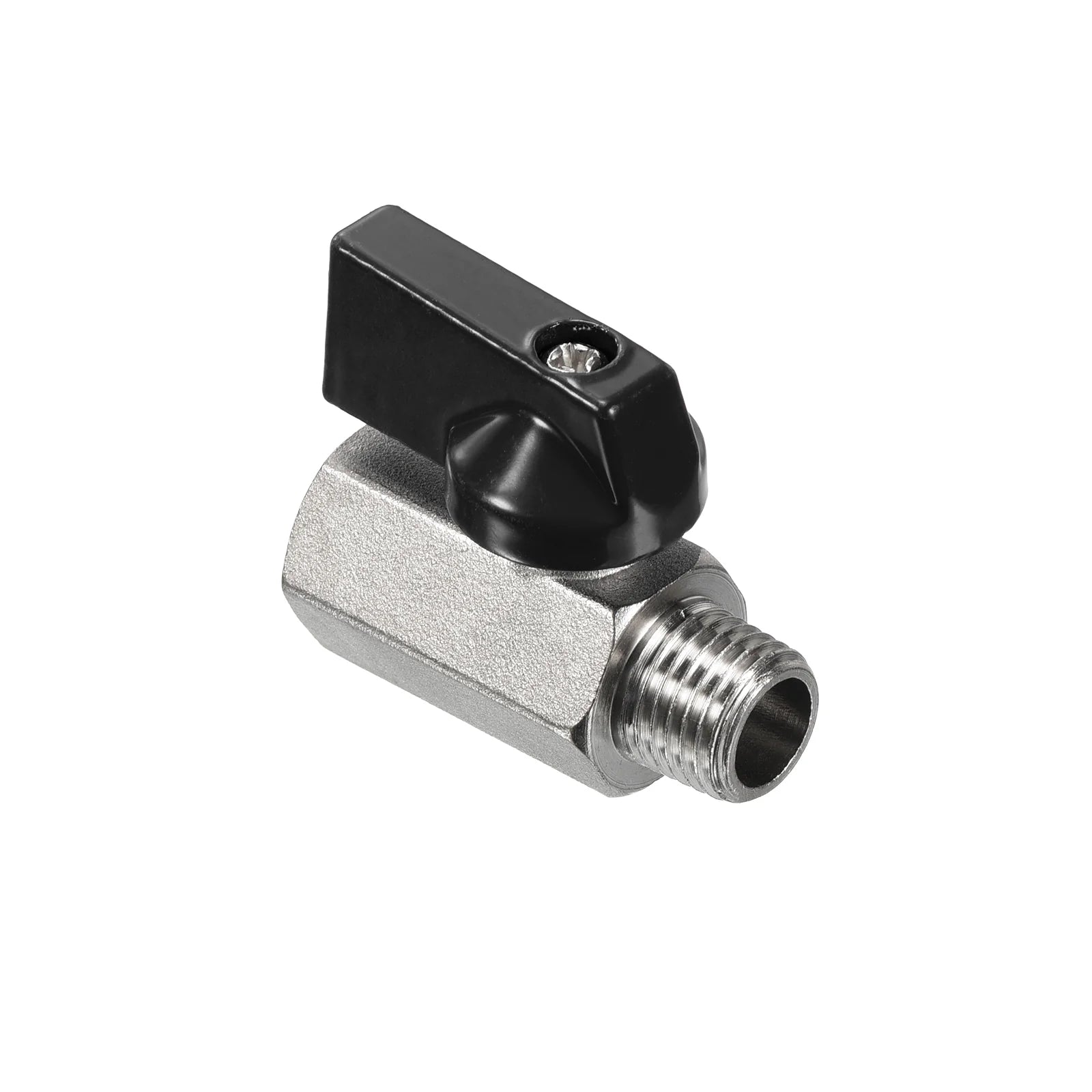 1/4" Stainless Steel Mini Ball Valve – F x M NPT (316)