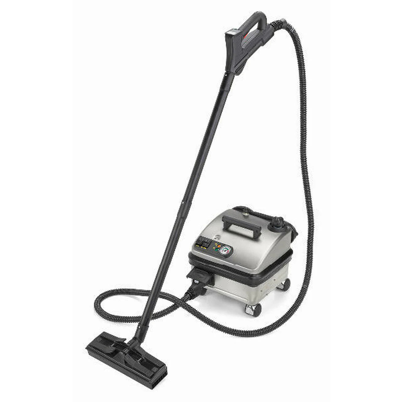 Vapor Clean Pro6 Solo fully assembled with hose and wand connected for cleaning use
