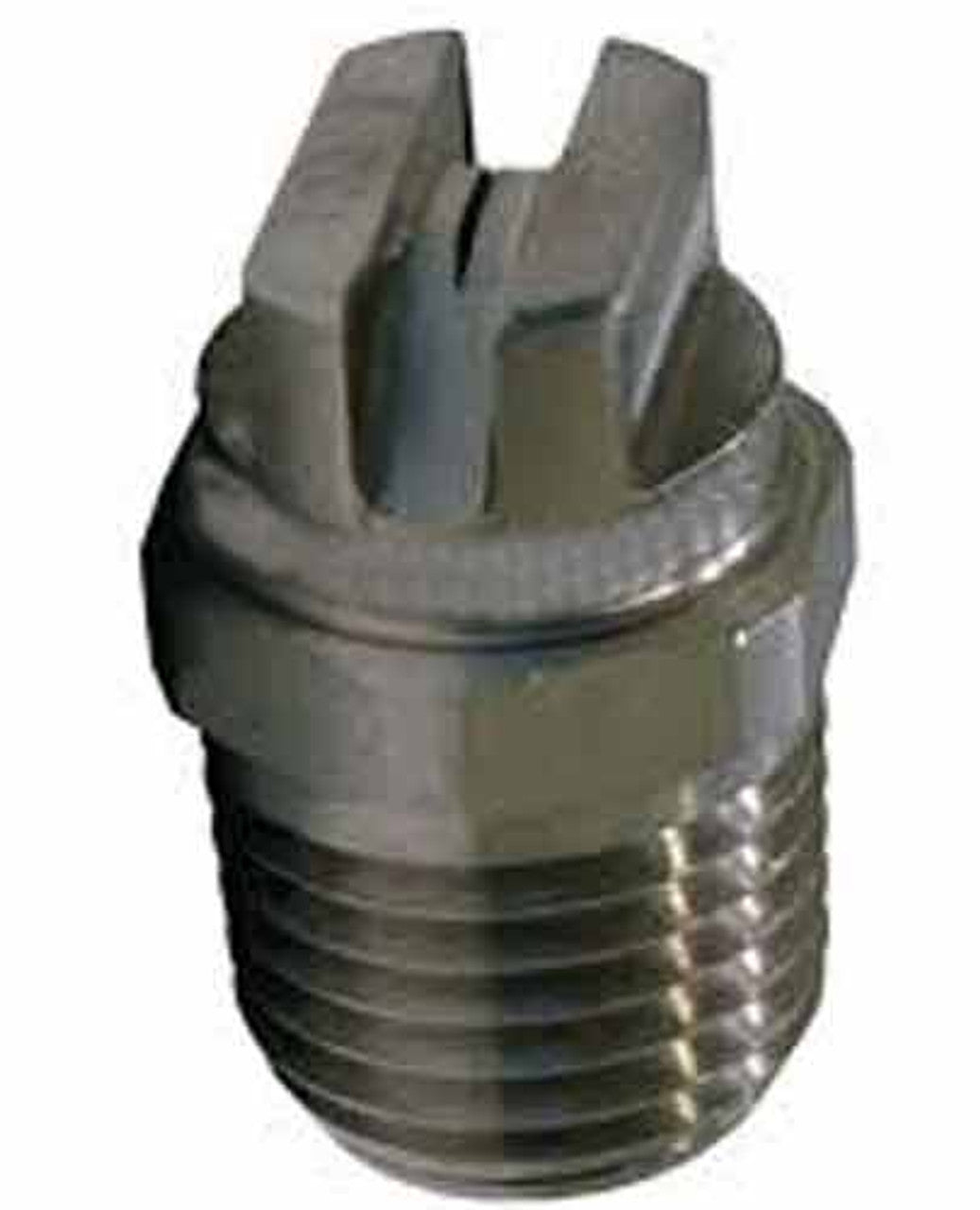 Stainless Steel VeeJet Spray Tip – 1/4" MNPT, 9503, 95° Flat Fan