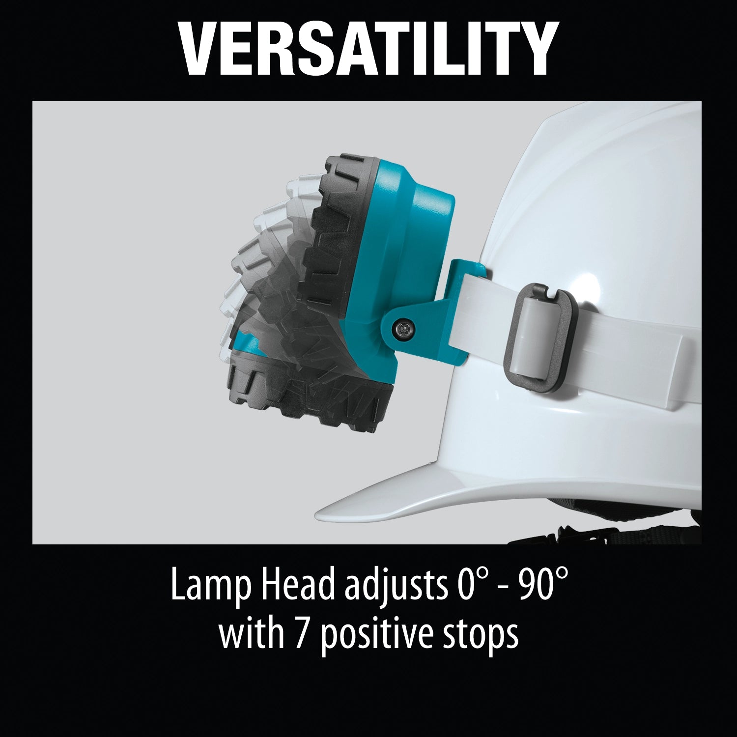 versatile makita 18v lxt led headlamp for indoor and outdoor job site use
