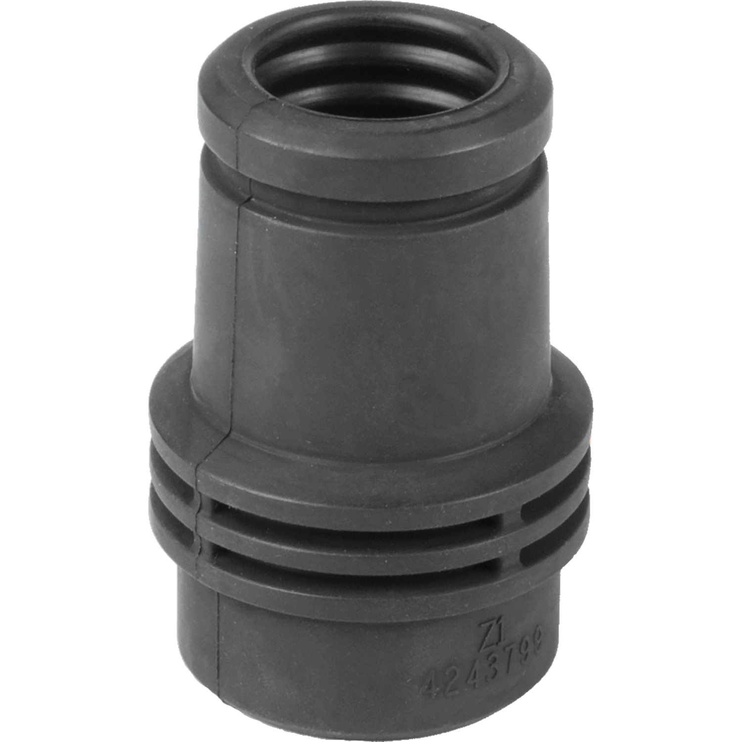 close up view looking up at makita tool cuff adapter 24mm
