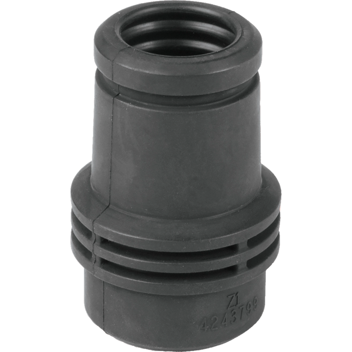 close up view looking up at makita tool cuff adapter 24mm
