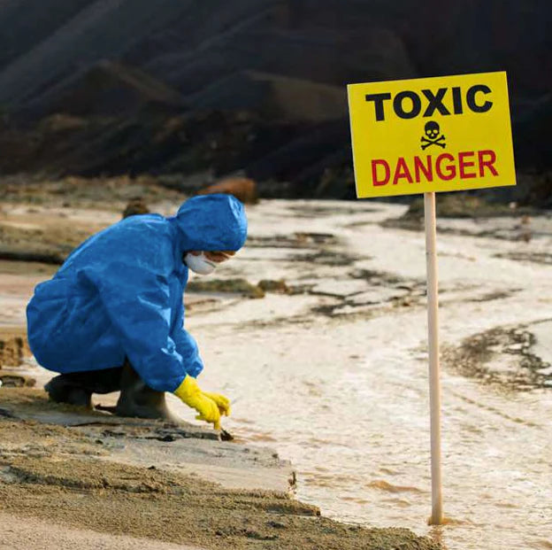 ViroGuard coveralls worn in dangerous zone for full-body hazardous protection
