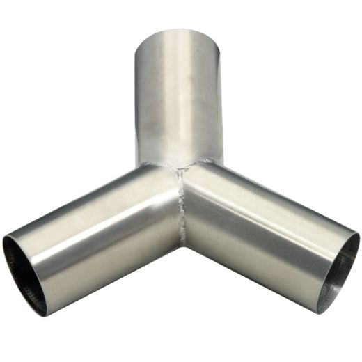 PMF “Y” Stainless Steel 3-Way Joiner/Splitter – Durable Splitter for Extraction Hose Systems