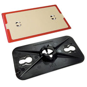 Front view of Zipwall Edge Head and Non-Skid Plate showing full replacement kit
