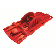 Front view of ZipWall FoamRail Slide Adapter showing compact and durable design
